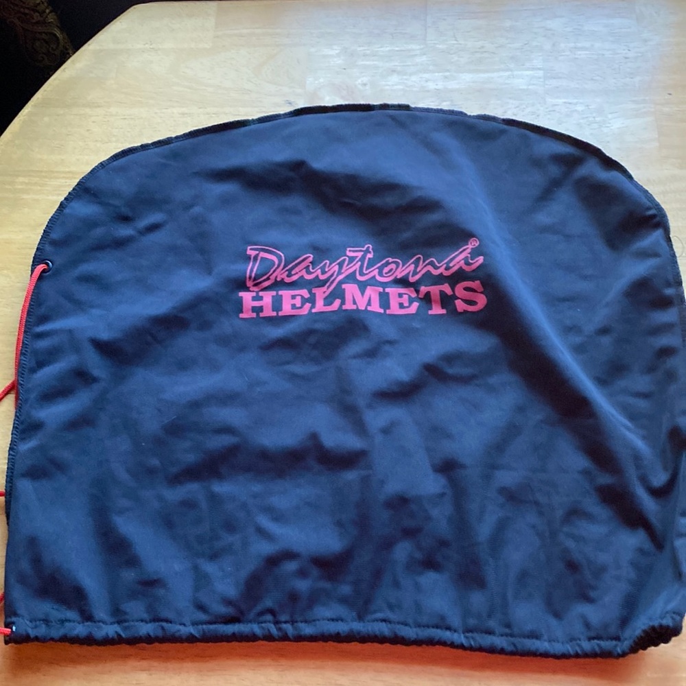 Helmet dust bag Daytona Helmets brand 19x17” in good condition